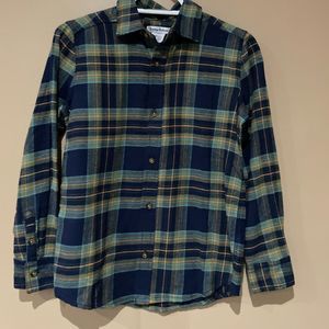 Tommy Bahama plaid boy’s long sleeve shirt size L(10-12)